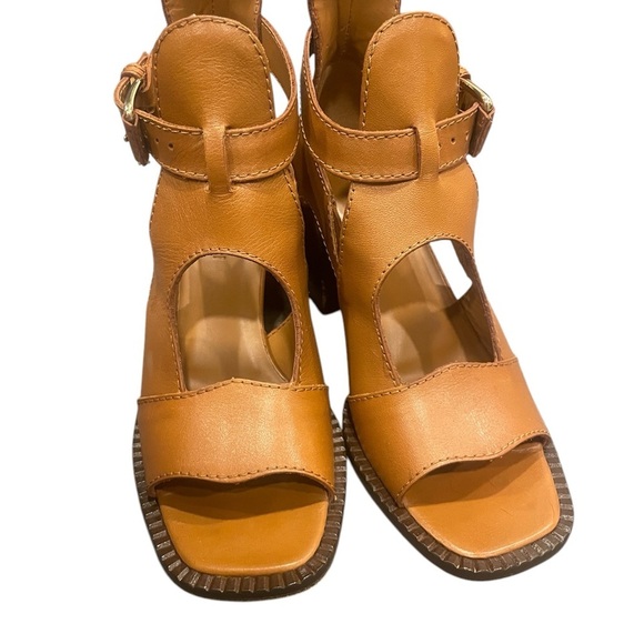 M. Gemi Arianna tan Block Heel Sandals - Picture 3 of 9